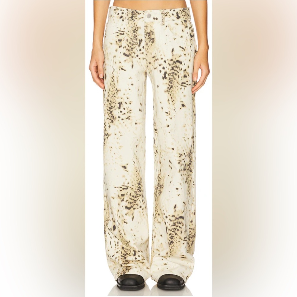 Refrain Los Angeles Printed Wide Leg Pants